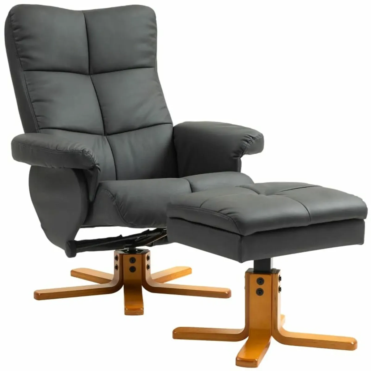 Recliner with Ottoman, 145° adjustable backrest, 3 - Image 2