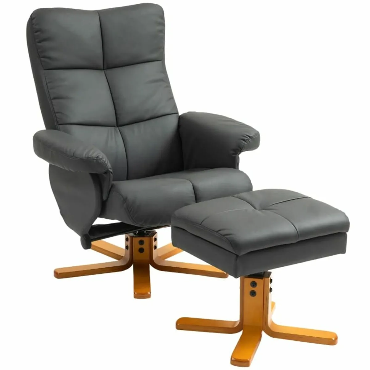 Recliner with Ottoman, 145° adjustable backrest, 3 - Image 3
