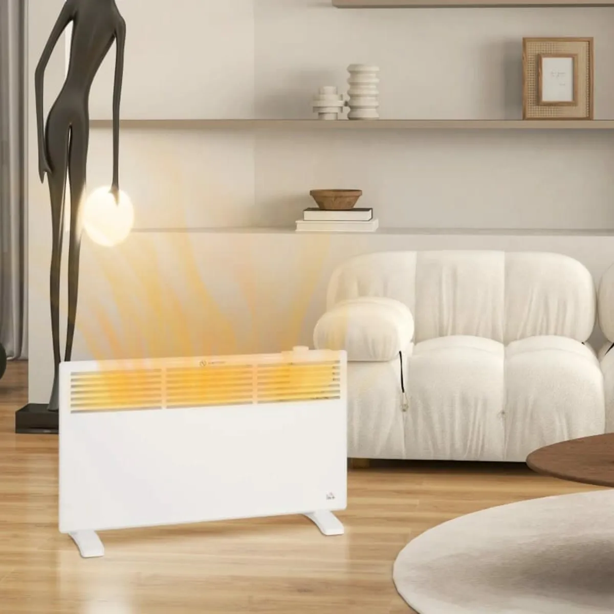1500W Convector Heater - White - Image 2
