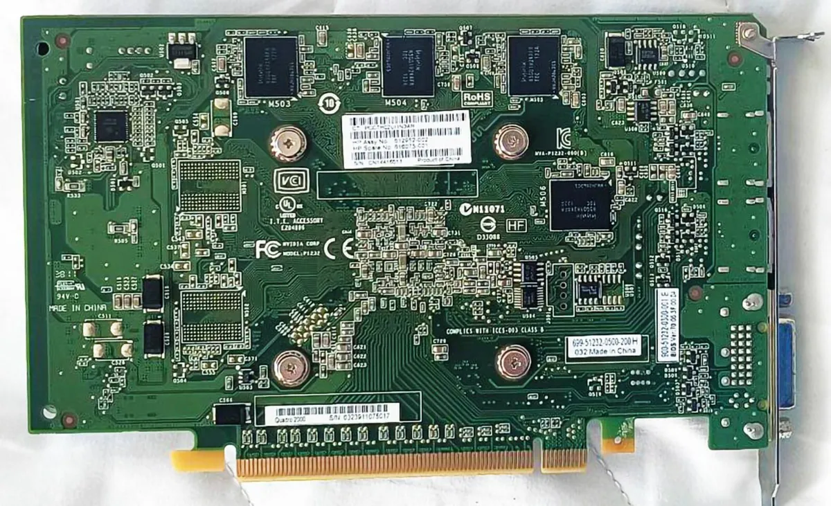 Nvidia Quadro 2000 PCI-E Graphics Card - Image 4