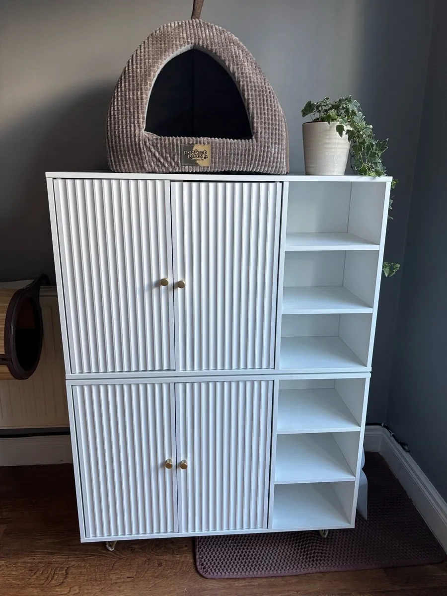 2 New Cat Litter Cabinets - Image 1