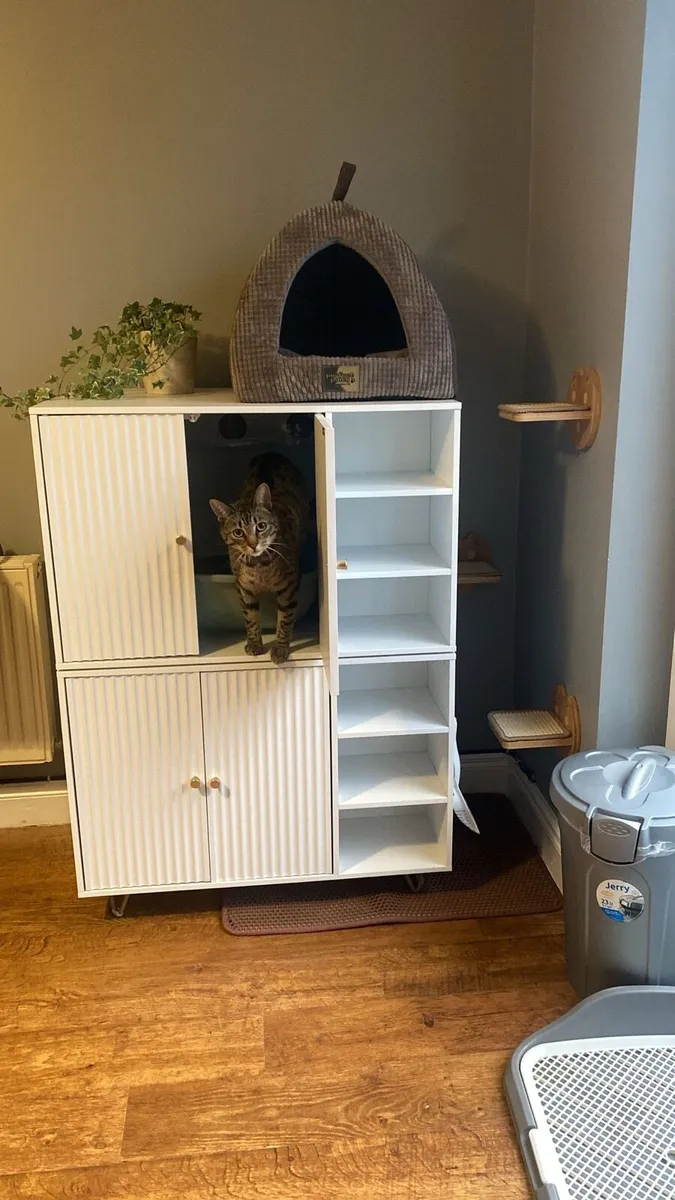 2 New Cat Litter Cabinets - Image 2