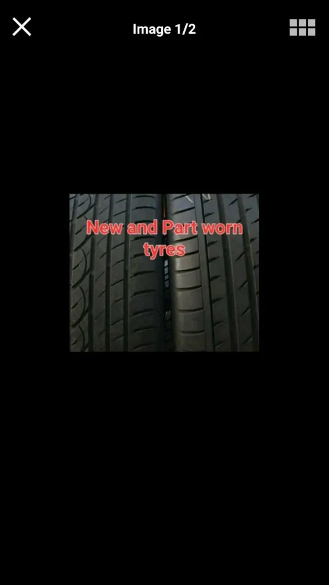 PARTWORN AND NEW CAR VAN JEEP TRAILER TYRES