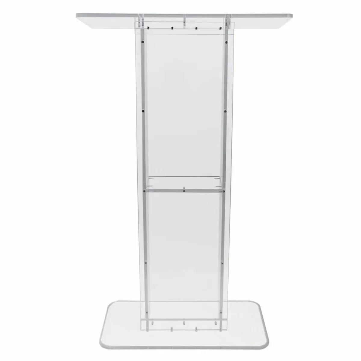 Podium, 119 cm Tall, Clear Acrylic Podium Stand wi - Image 2