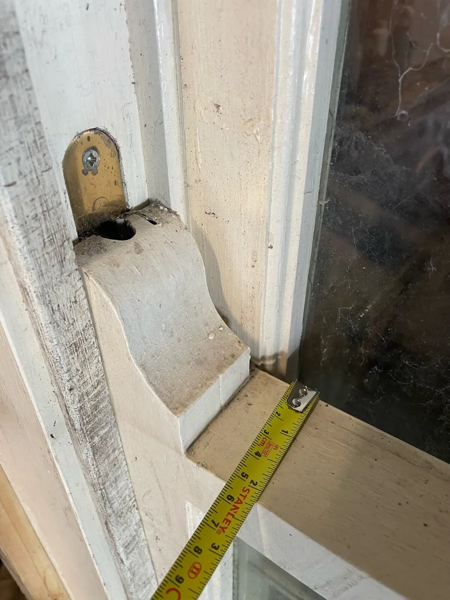 Sliding Sash Arch Window - Teak - Image 2