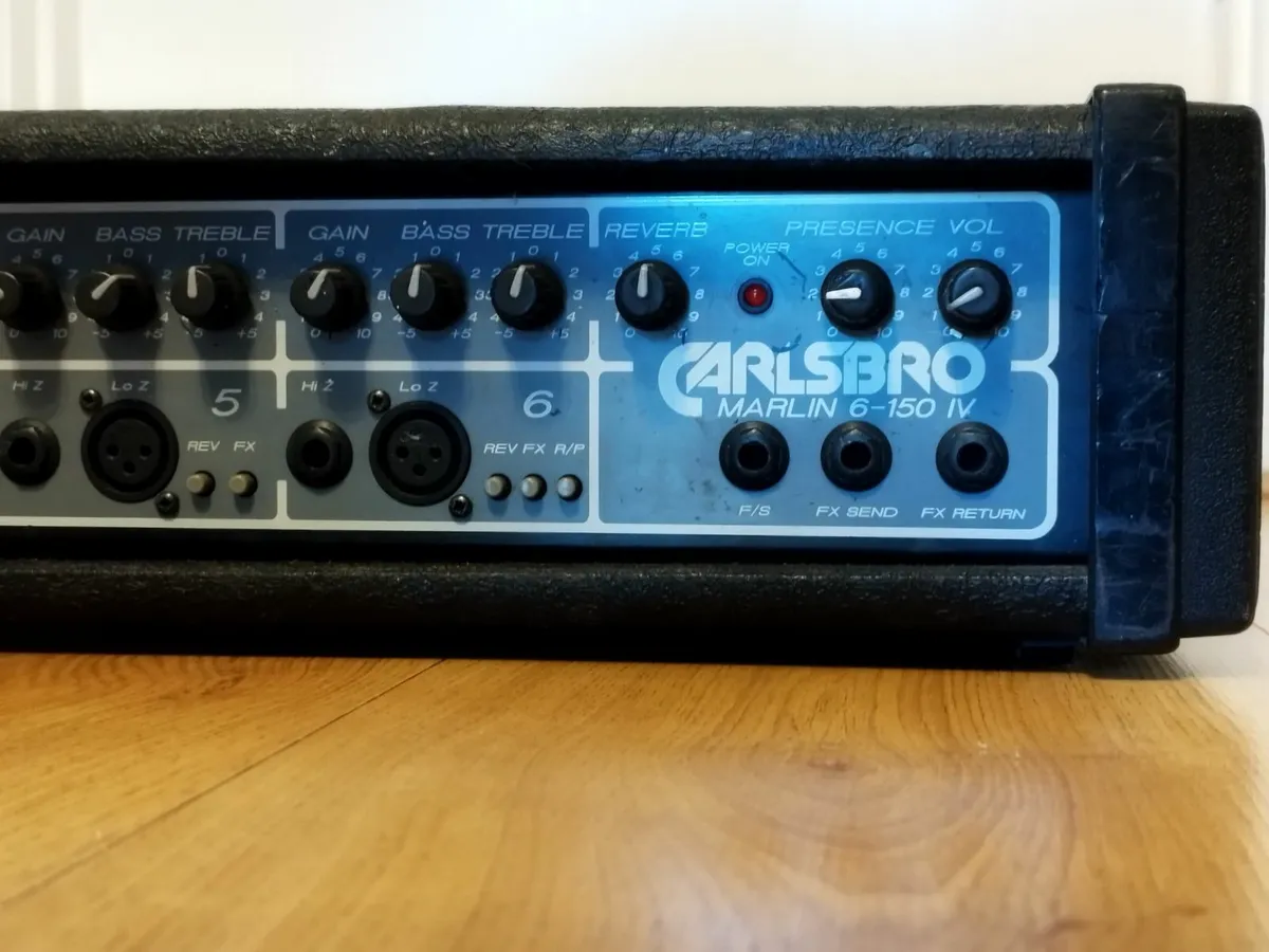 Carlsbro Marlin 6-150 IV 6-Channel AMPLIFIER - Image 2