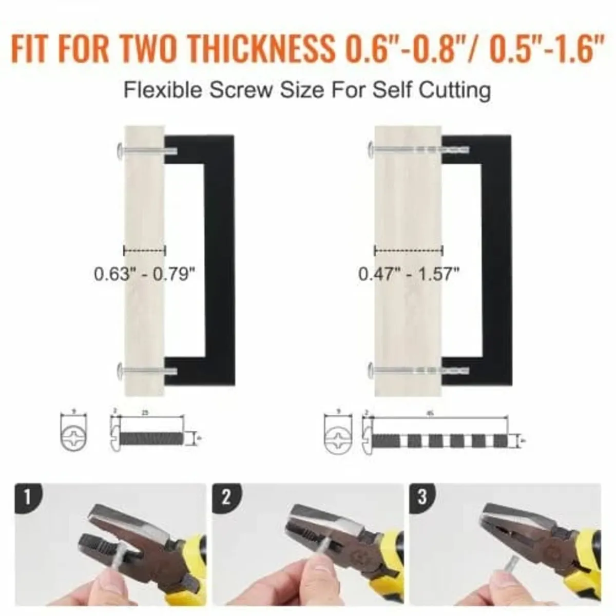 30 Pack Cabinet Pulls, 3.86in / 96mm Center to Cen - Image 2