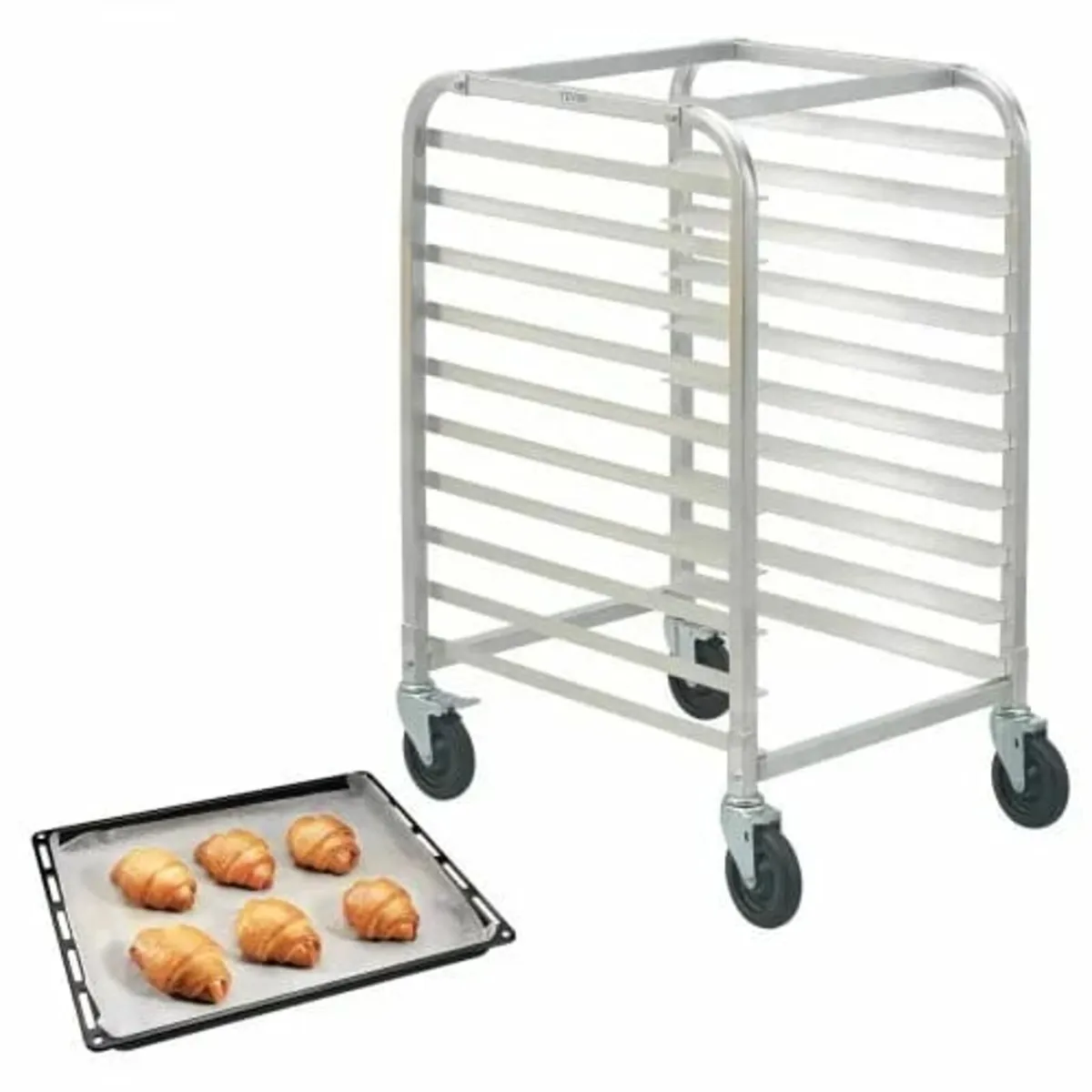 Bun Pan Rack, 10-Tier Commercial Bakery Racks with - Image 1