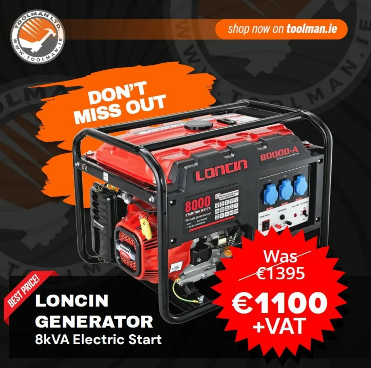 Generator Sale at Toolman - Image 3