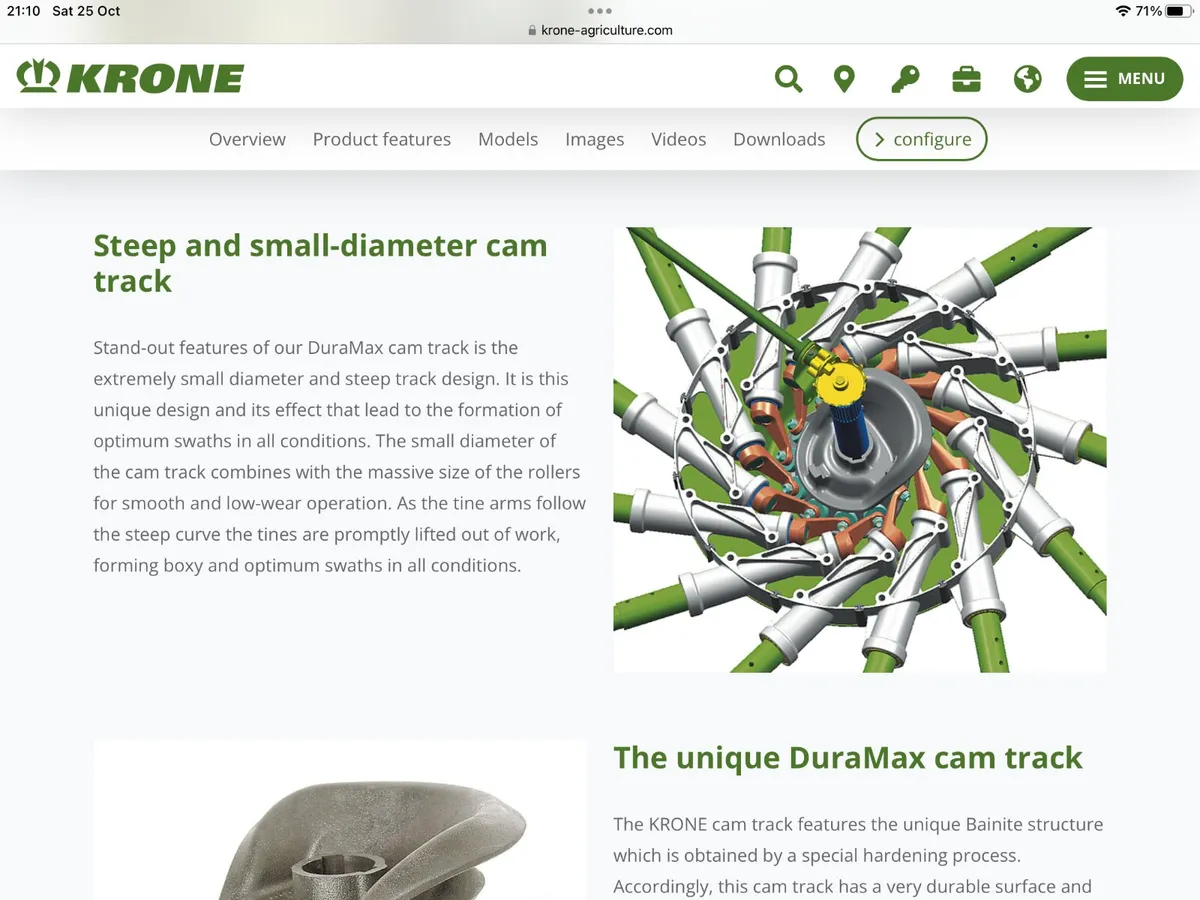 New Krone TC 760 Plus rake - Image 4