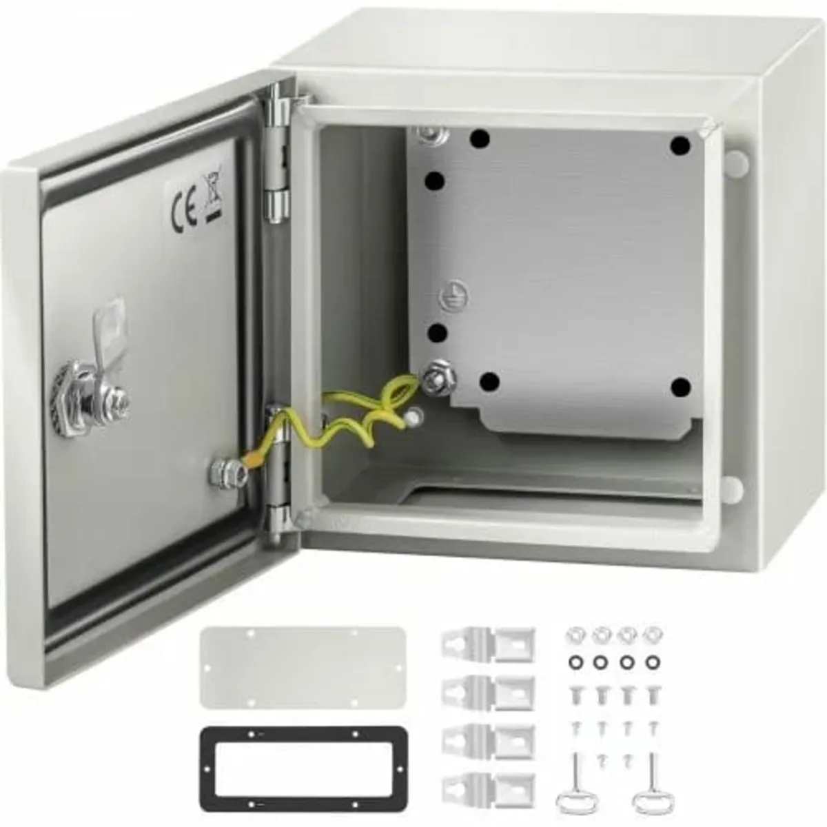NEMA Steel Enclosure, 20x20x15 cm NEMA 4X Steel El - Image 1