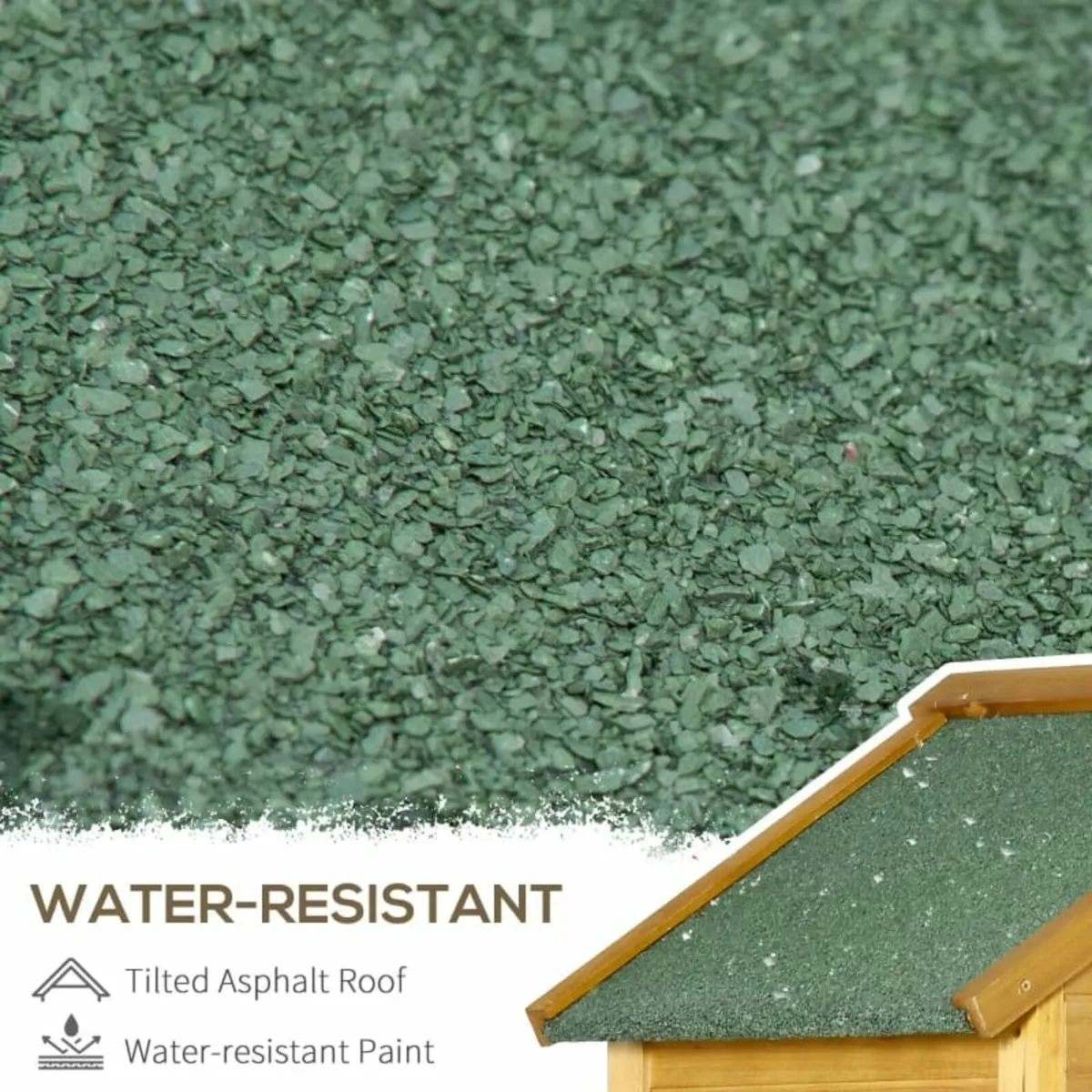 Wooden Garden Storage Shed Utility Gardener Cabine - Image 3