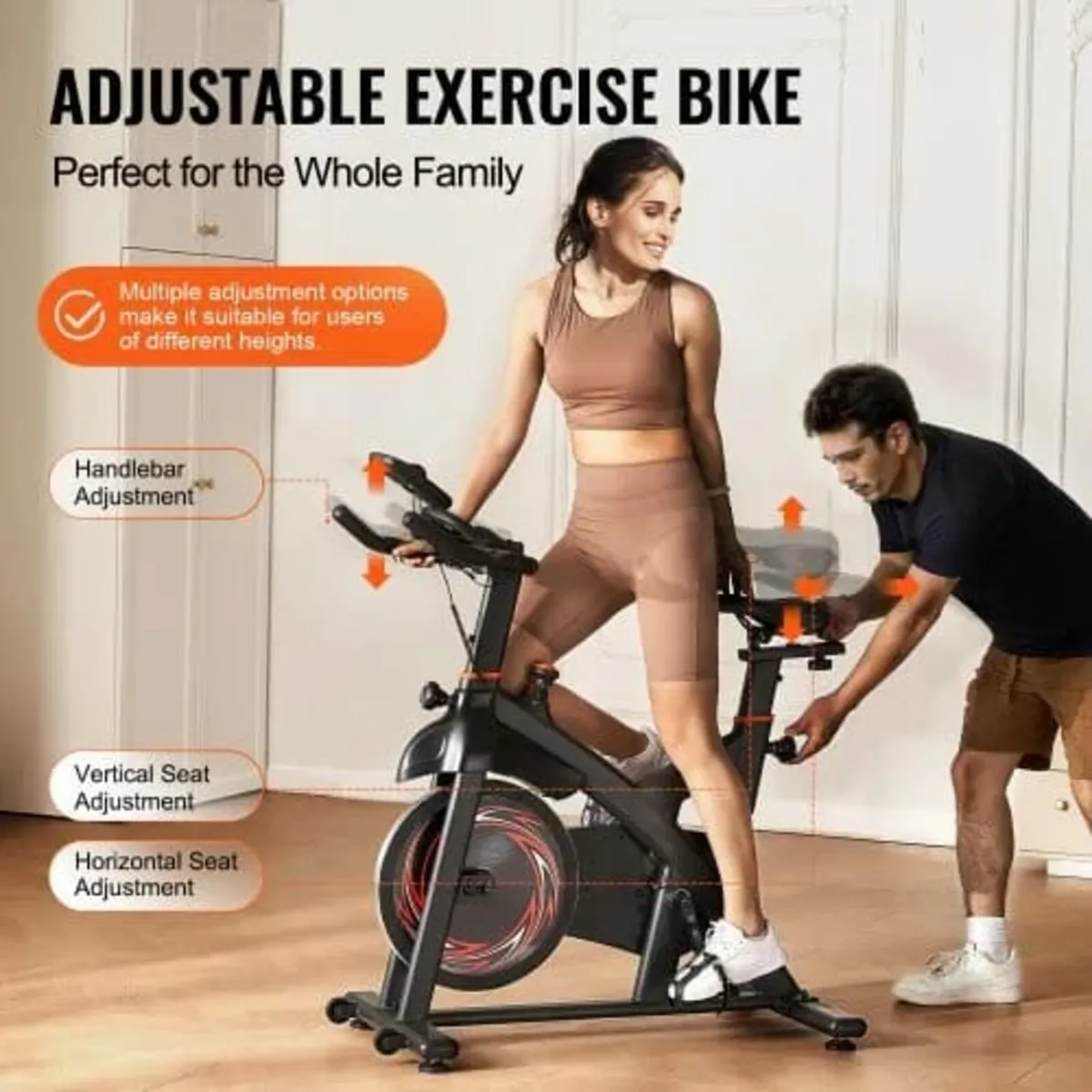 Exercise Bike, Adjustable Magnetic Resistance Stat - Image 4