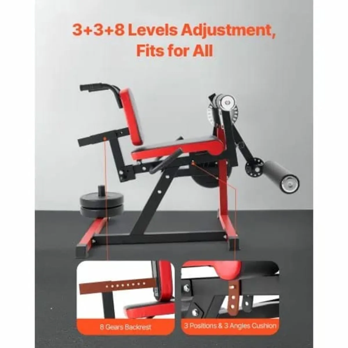 Leg Extension and Curl Machine, Seated Leg Rotary - Image 4