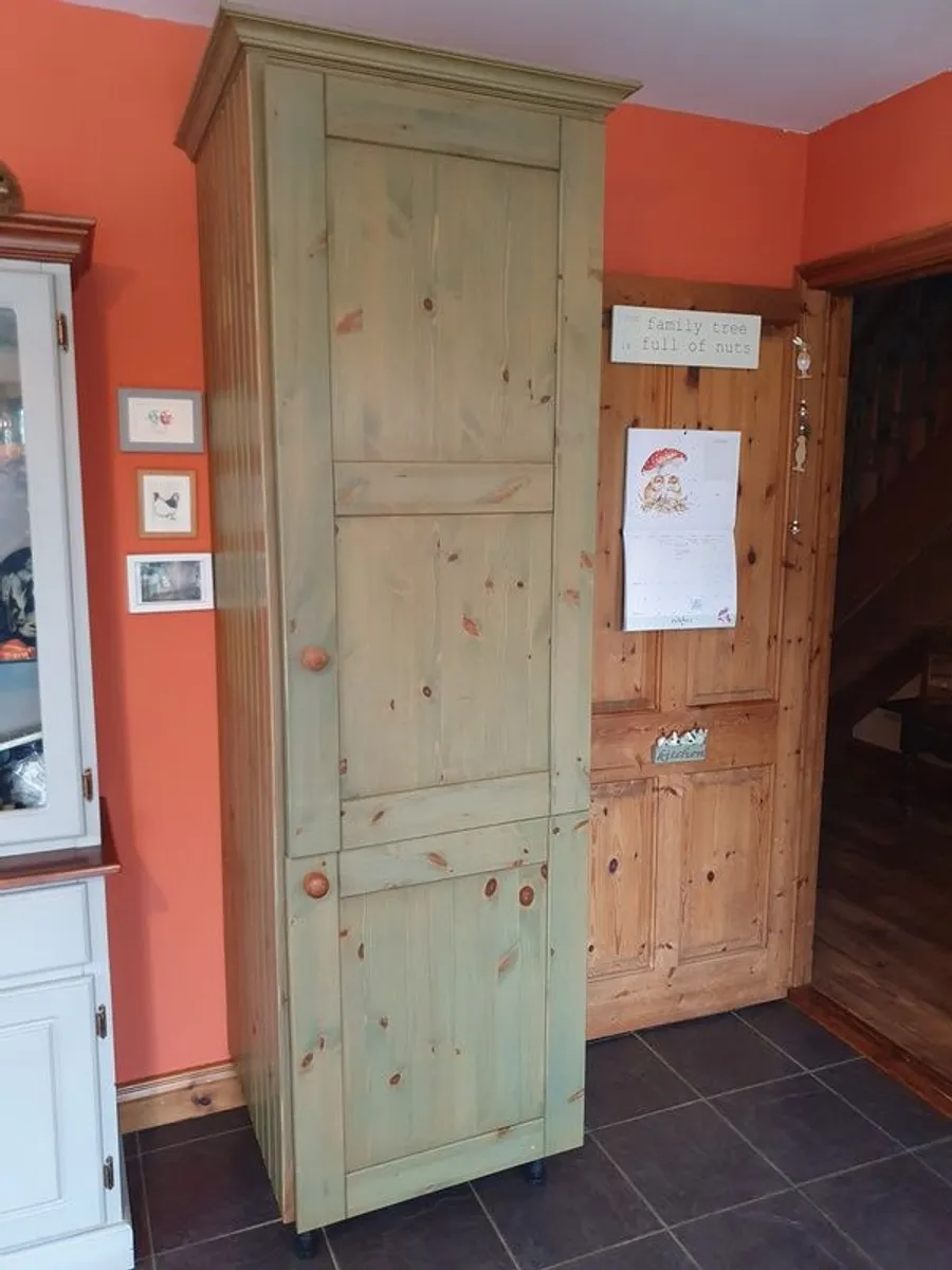 Freestanding Tall Kitchen Unit for Integrated Fridge - Image 1