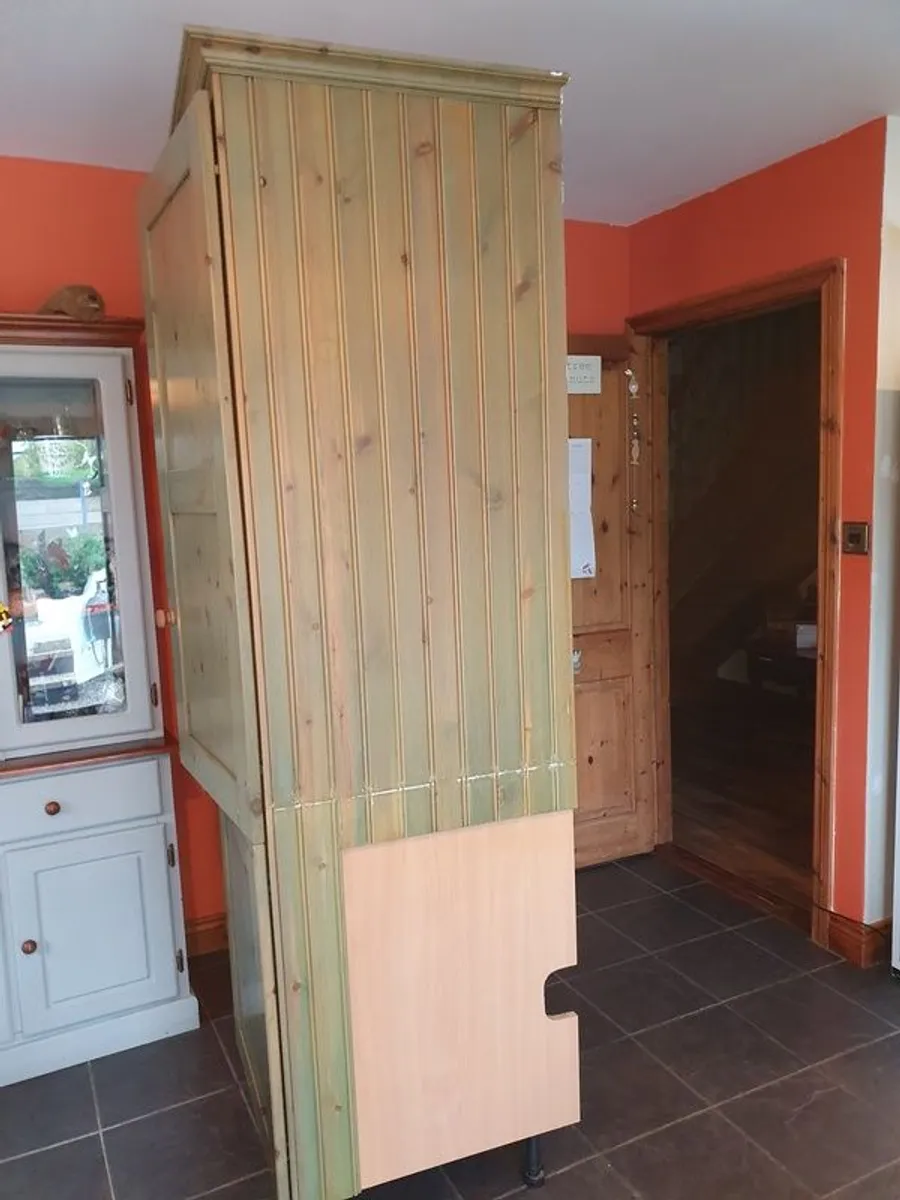 Freestanding Tall Kitchen Unit for Integrated Fridge - Image 2