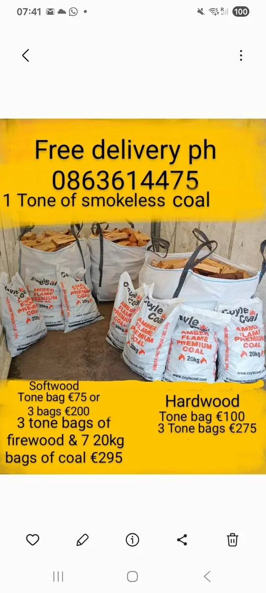 Firewood & coal free delivery  nationwide - Image 2