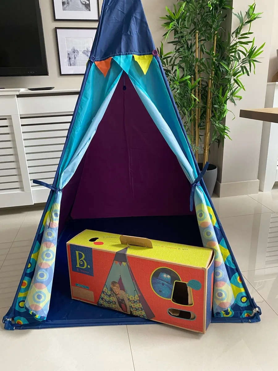 Children’s Authentic B Teepee Tent - Image 1