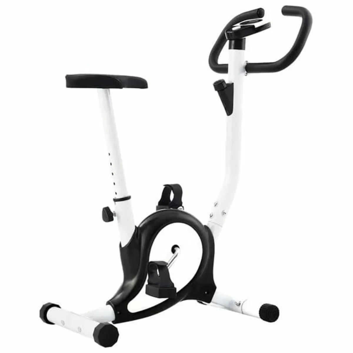 Exercise Bike with Belt Resistance Black - Image 1