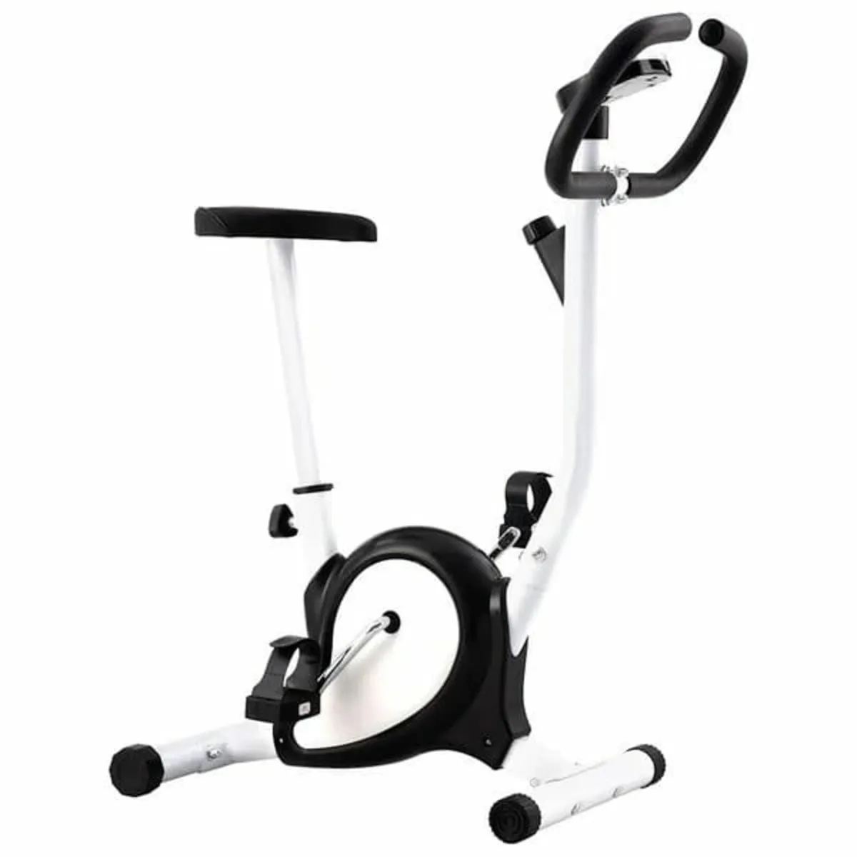 Exercise Bike with Belt Resistance Black - Image 4