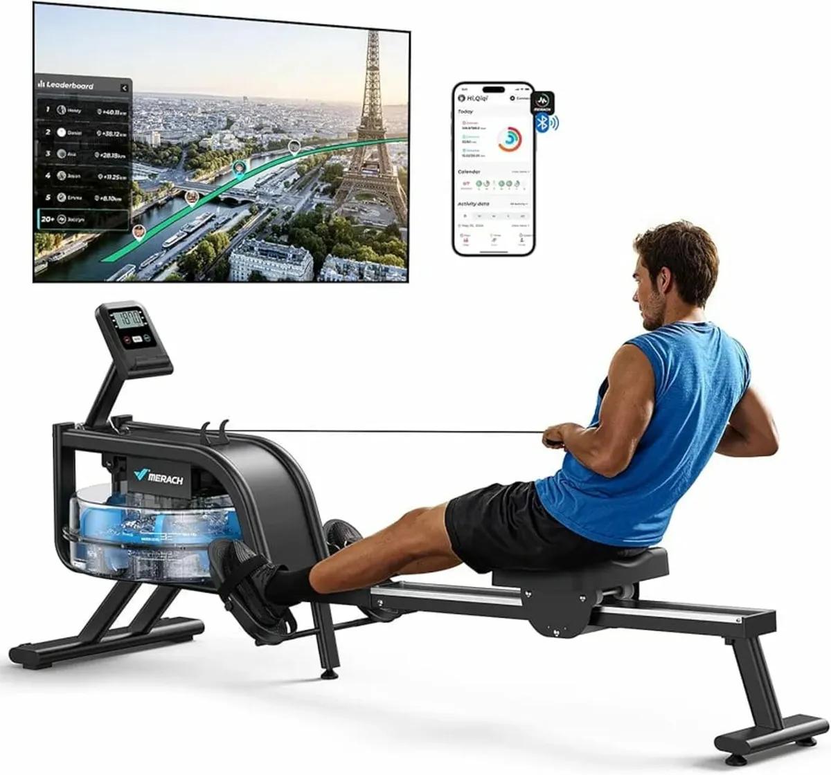 Rowing Machine for Home Gym, Fitness Rower Machine - Image 2