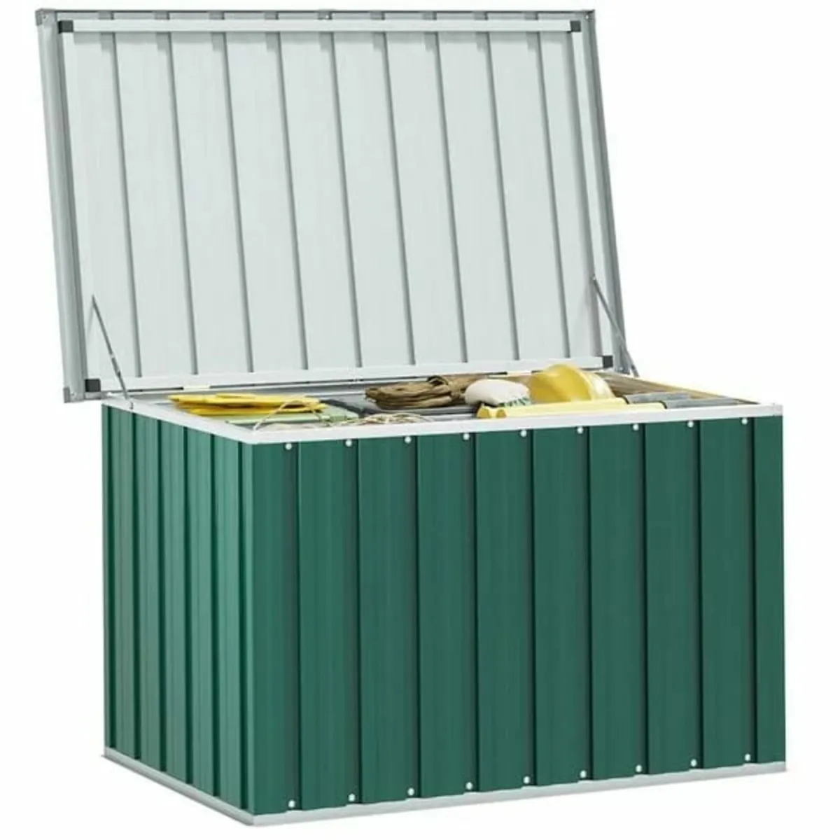 Garden Storage Box Green 109x67x65 cm - Image 2