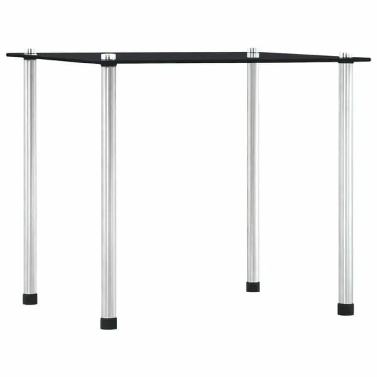 Nesting Tables 3 pcs Black Tempered Glass - Image 4