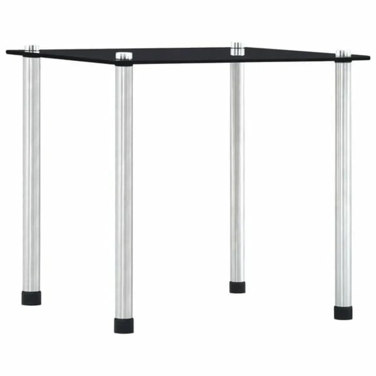 Nesting Tables 3 pcs Black Tempered Glass - Image 3