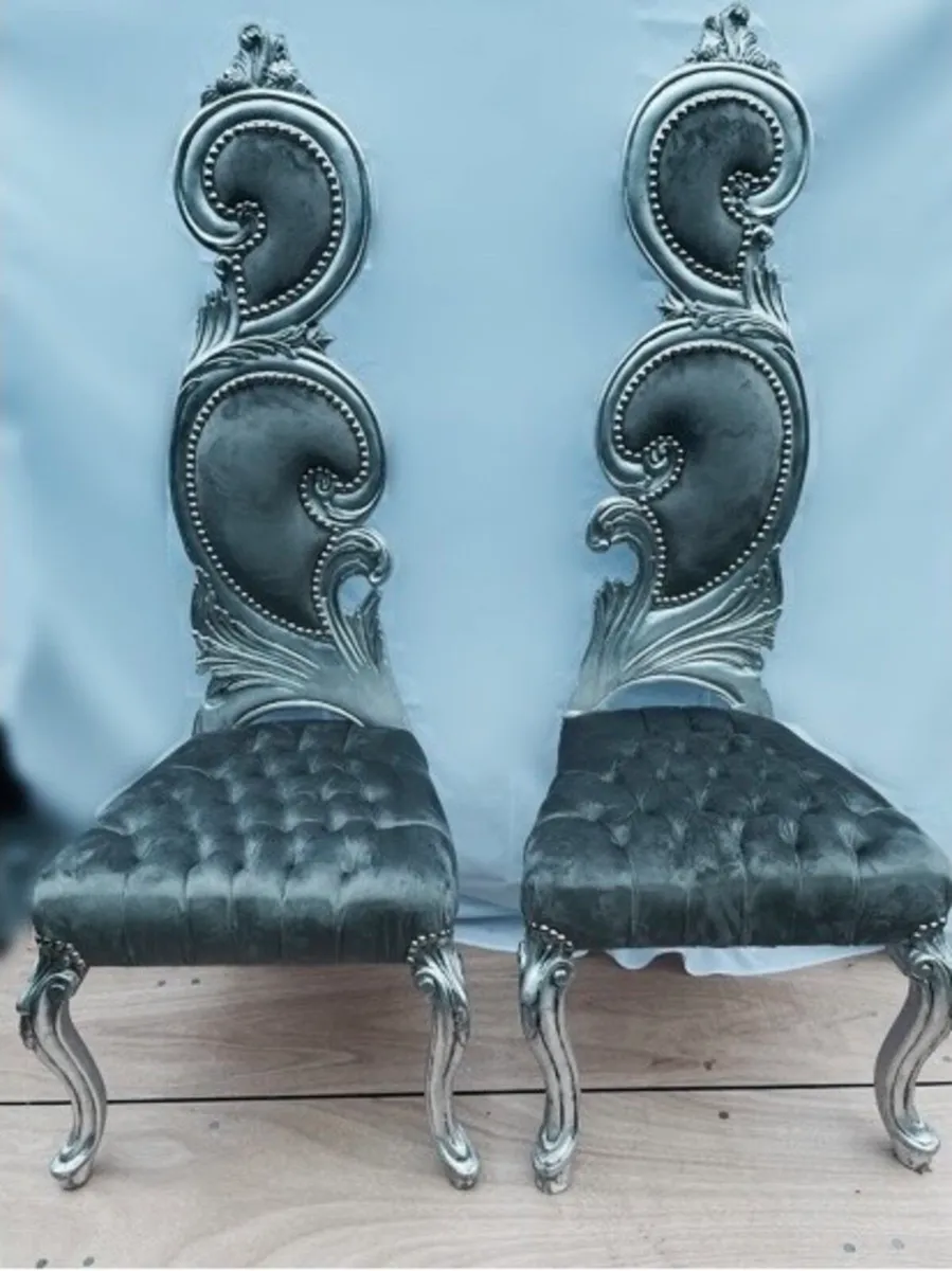 Silver Throne Chairs