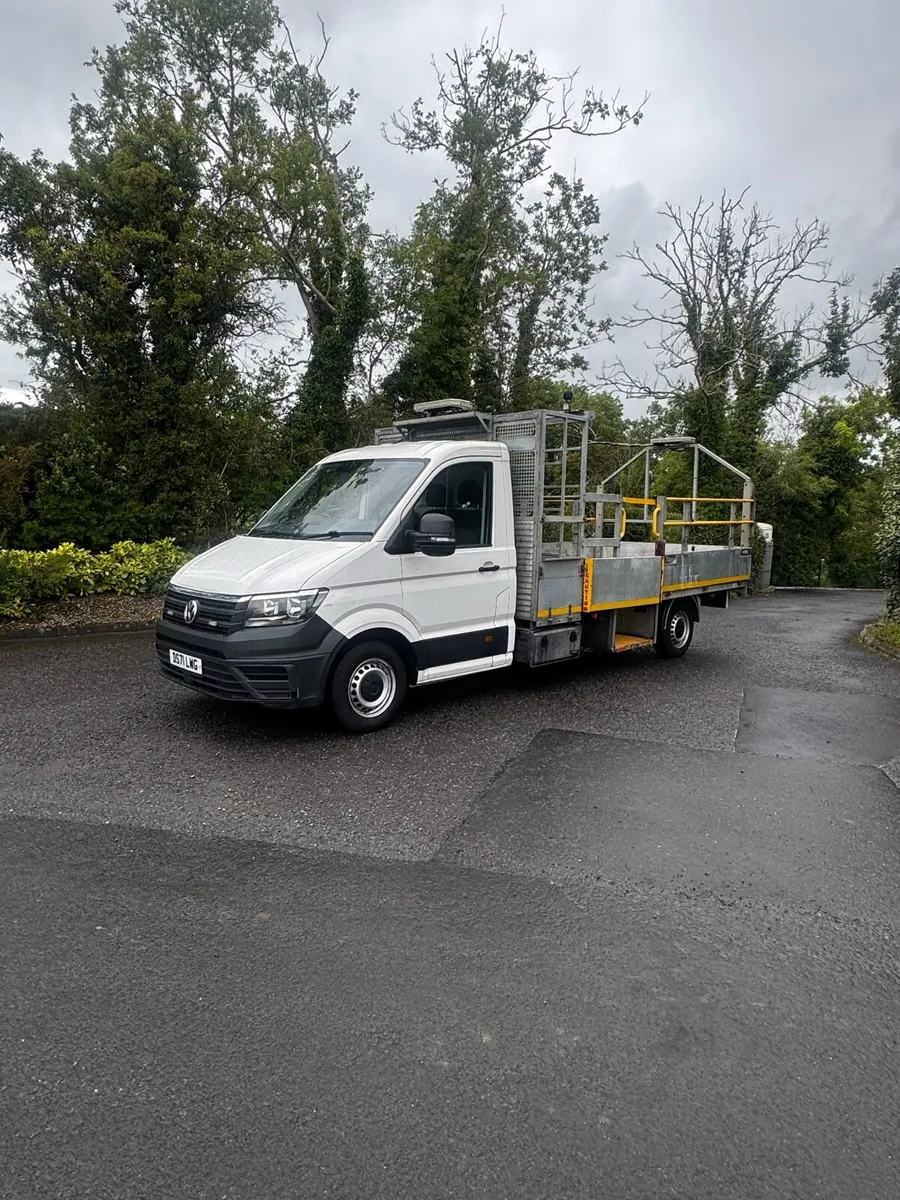 2022 VW CRAFTER DROPSIDE TRAFFIC MANAGEMENT BODY - Image 1