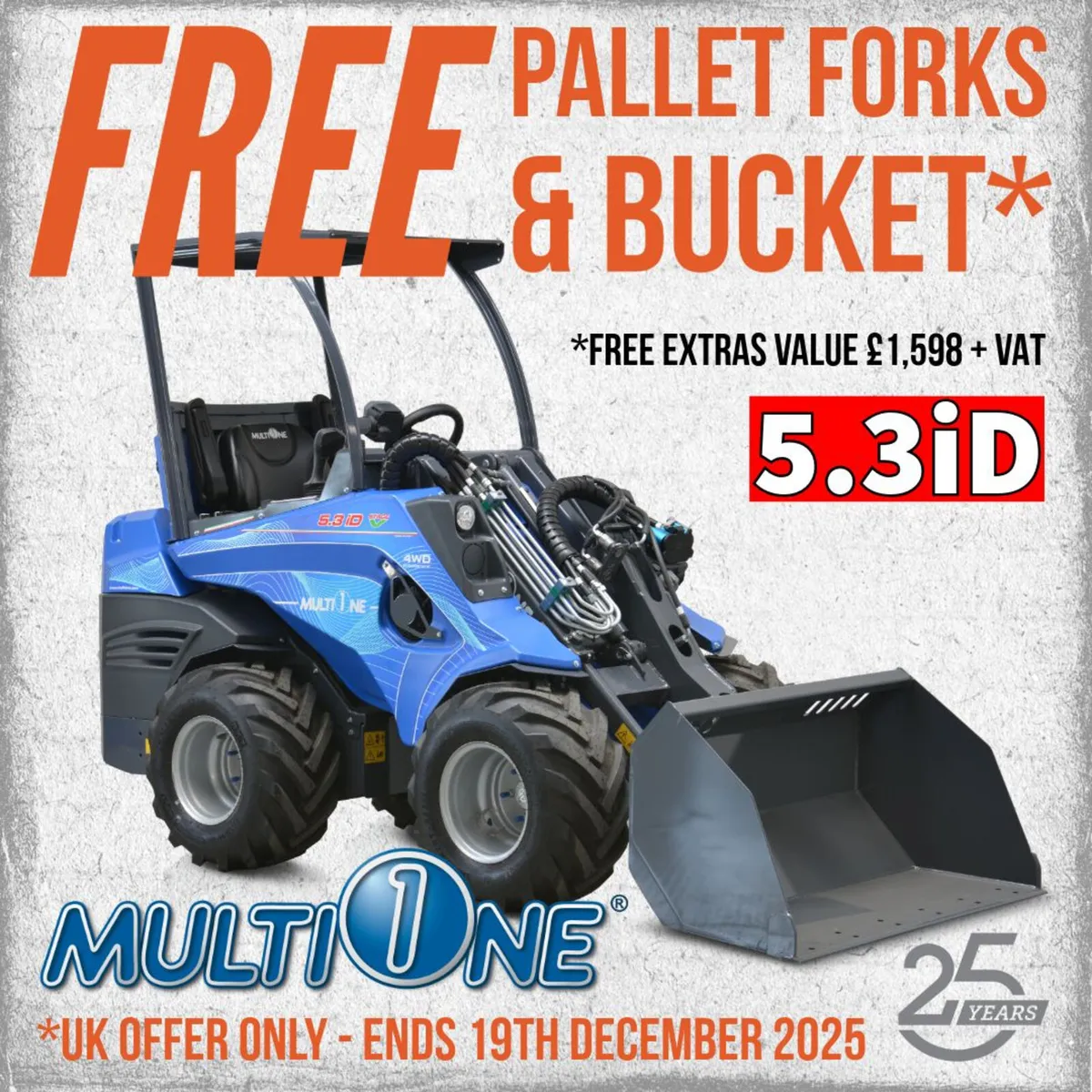 New MultiOne 5.3iD Compact Loaders - Image 1