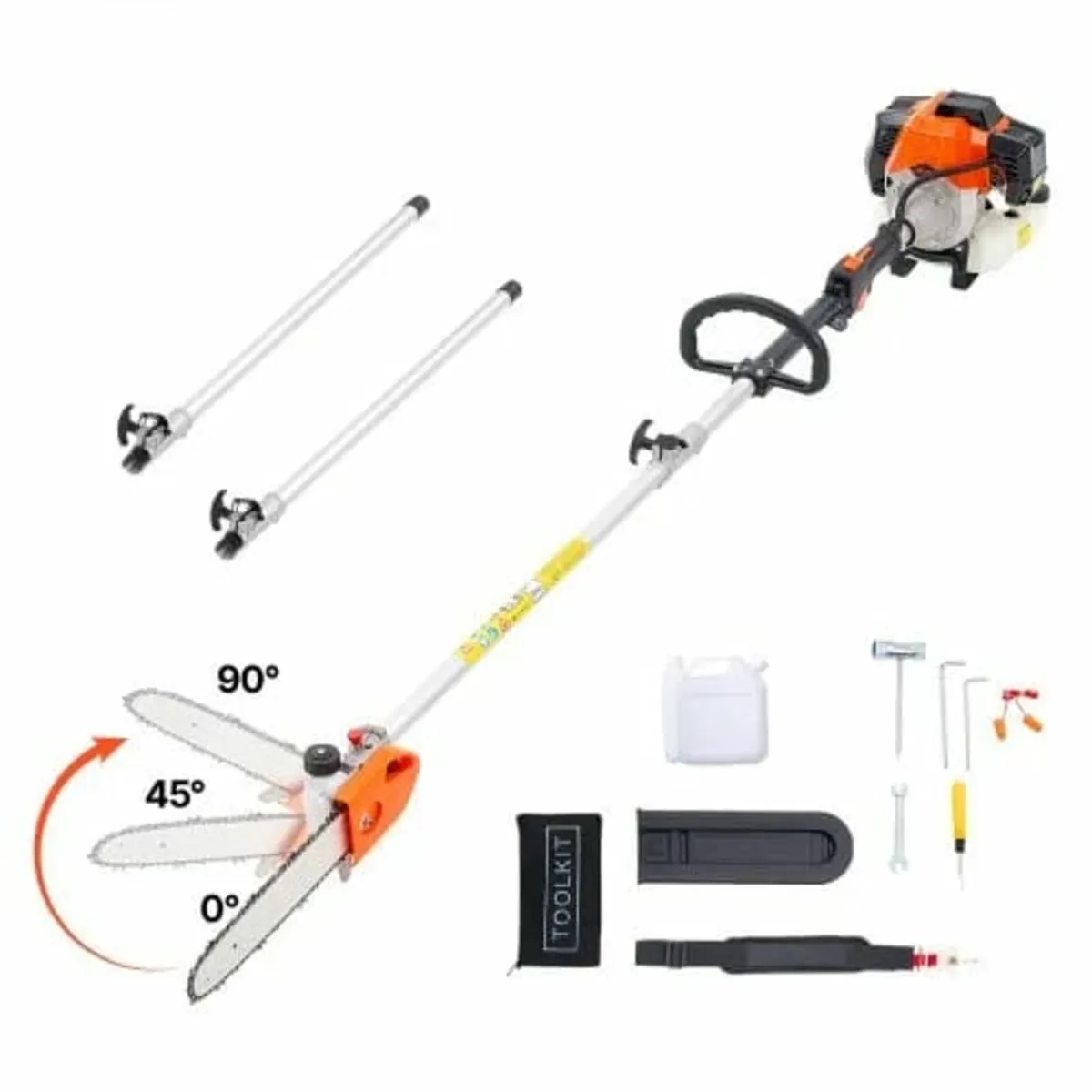 Gas Pole Saw, 43CC 2 Stroke Gas Powered Pole Saws - Image 1