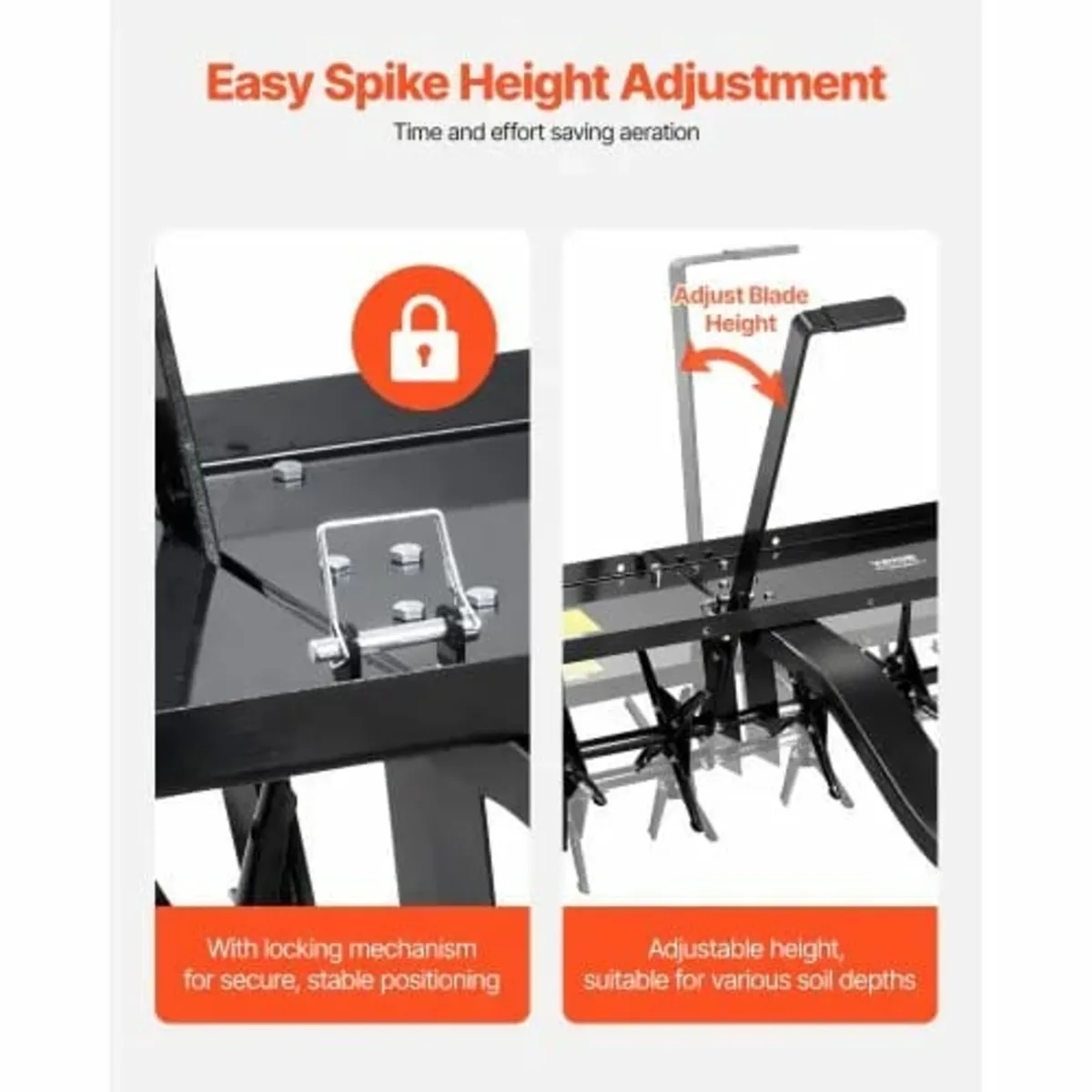 Tow Behind Plug Aerator, 48-Inch Tow Behind Lawn P - Image 2