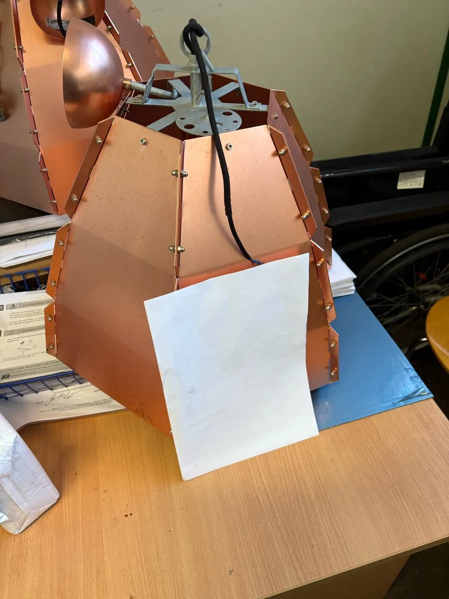 Large copper lights - Image 2