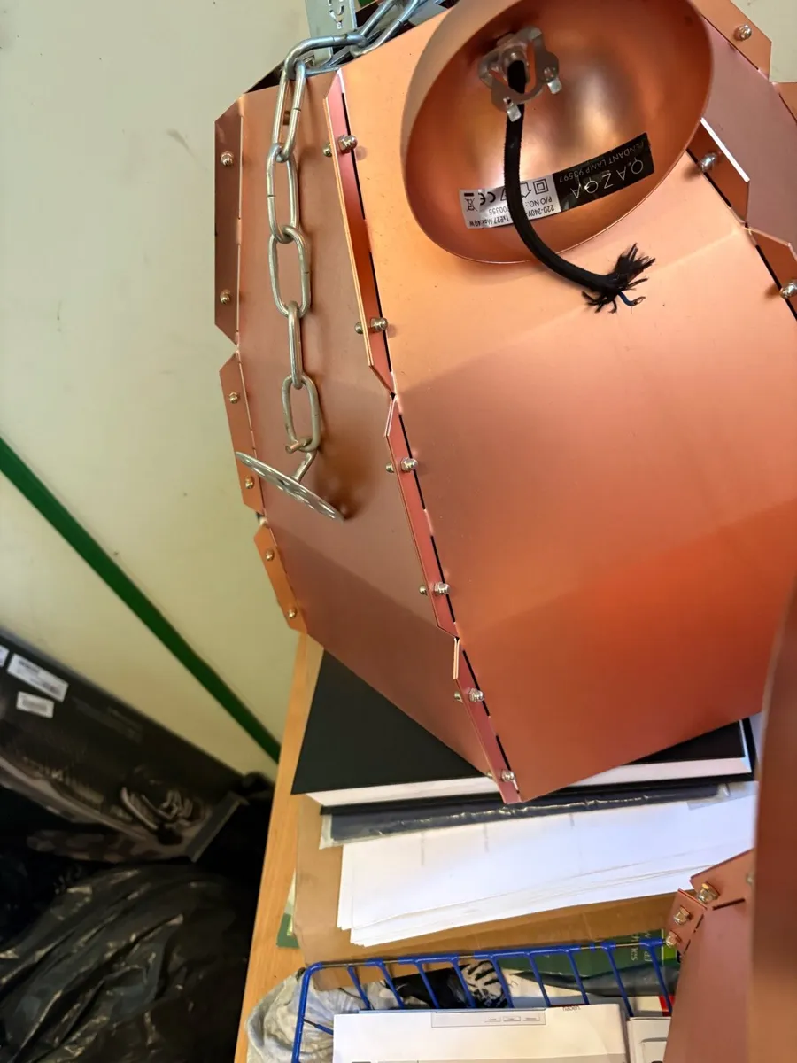 Large copper lights - Image 4