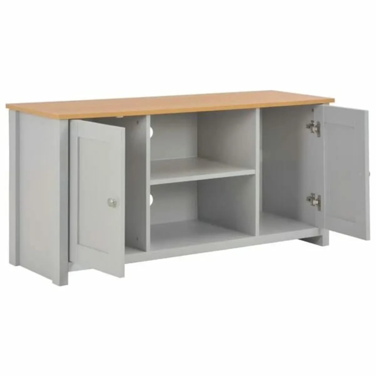 TV Cabinet Grey 120x39x58 cm - Image 2