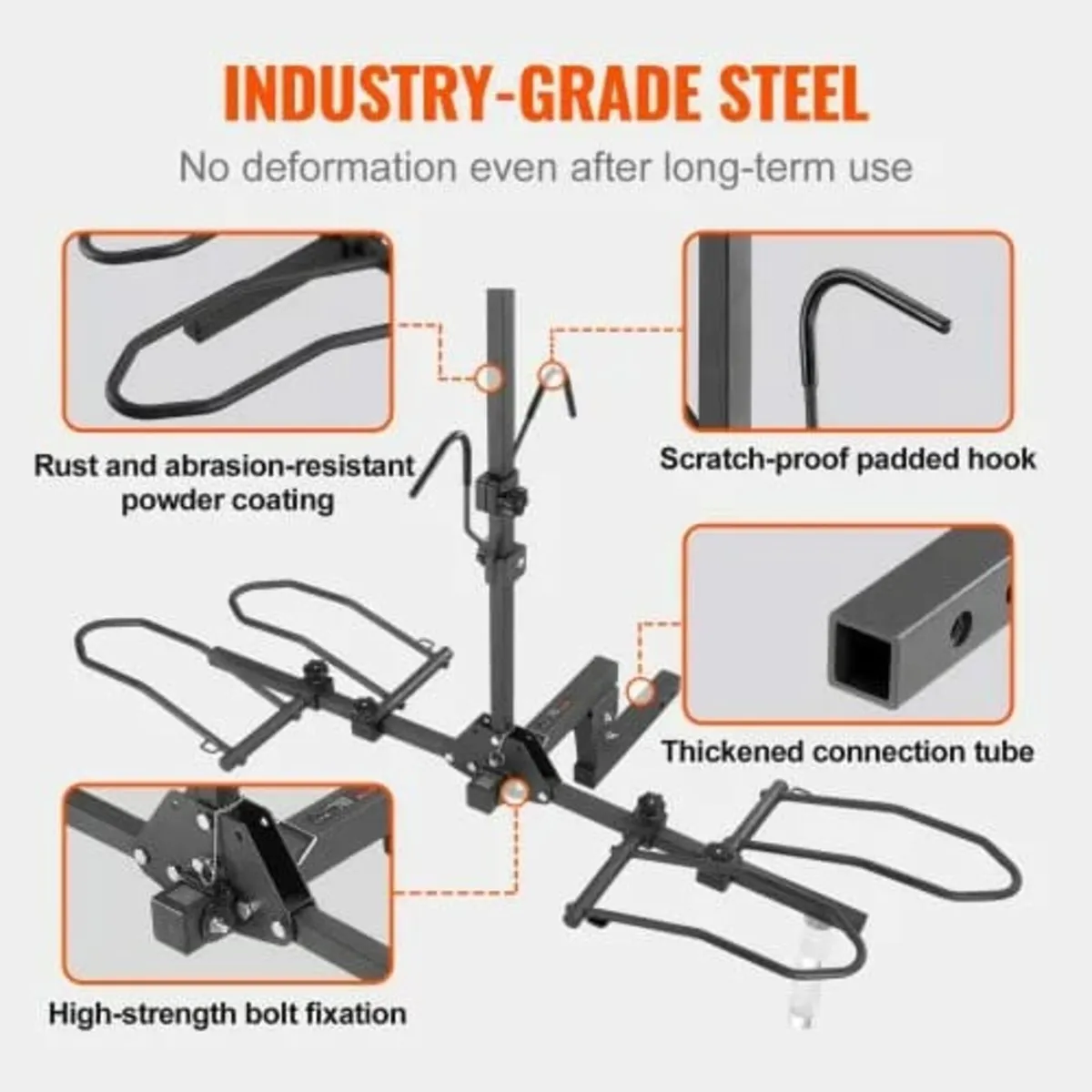 Hitch Mount Bike Rack, 2-Bike Platform Style, 160 - Image 4