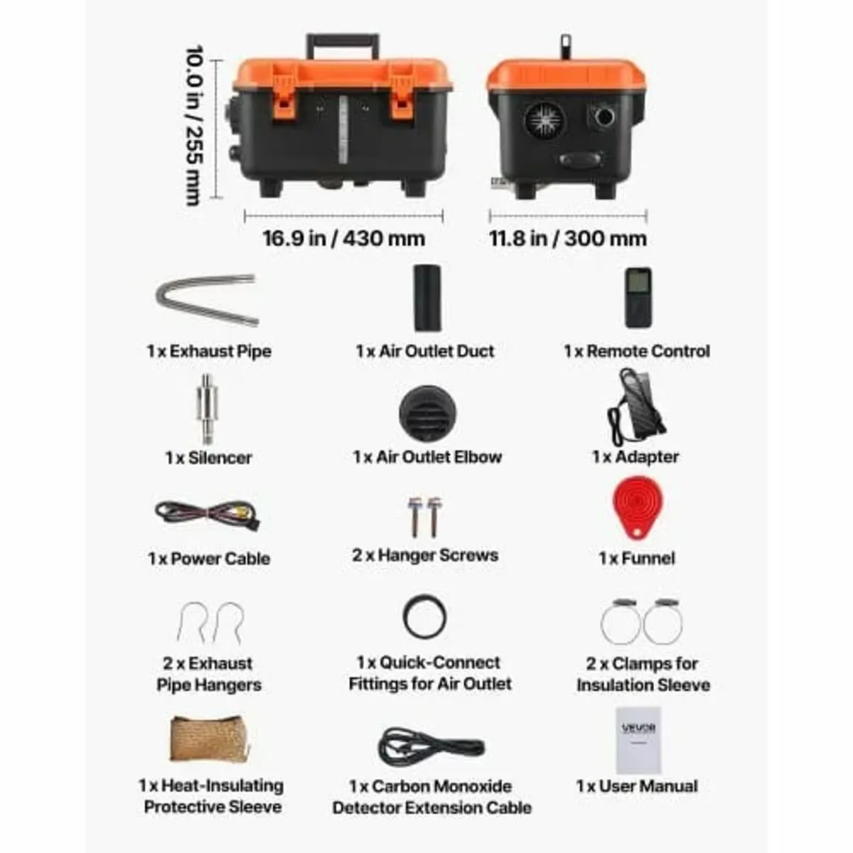 Diesel Heater, 8KW, DC 12V/24V, All in One Portabl - Image 4
