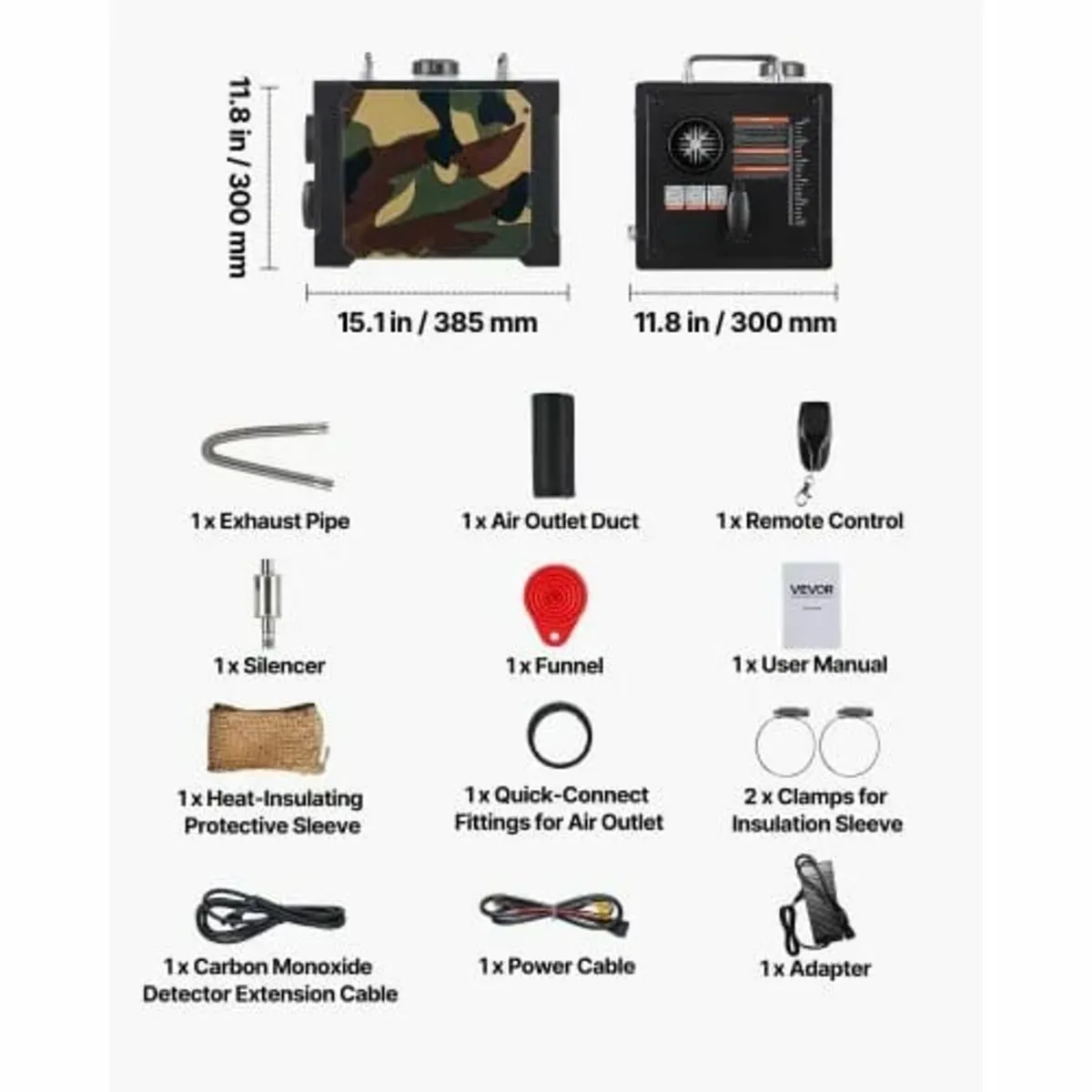 Diesel Heater, 8KW, DC 12V/24V, All in One Portabl - Image 4