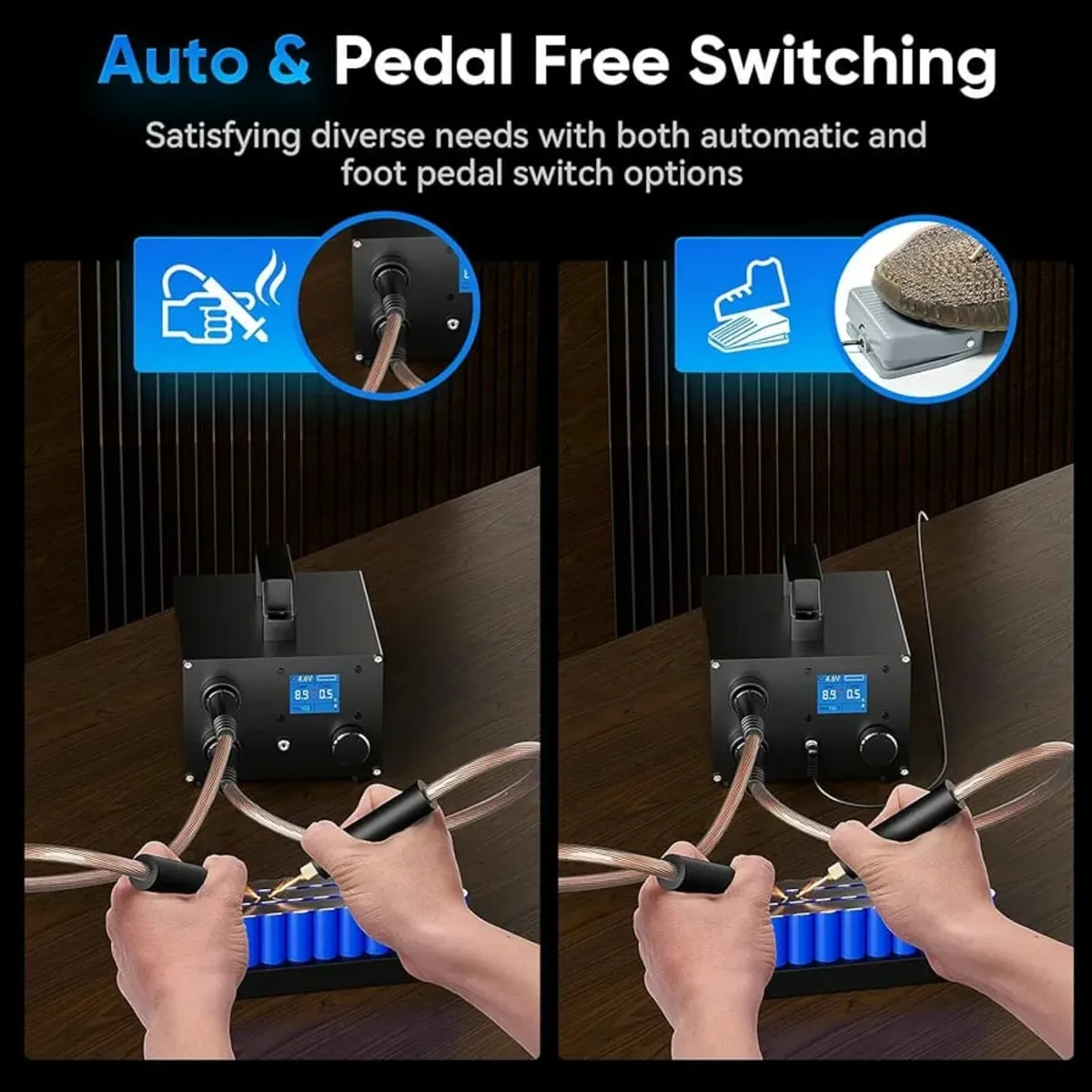 Dual Farad Spot Welder, 25 Gears Adjustable 3000F - Image 4