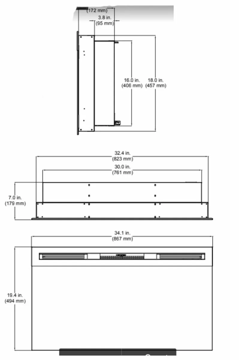 Dimplex fireplace - Image 2