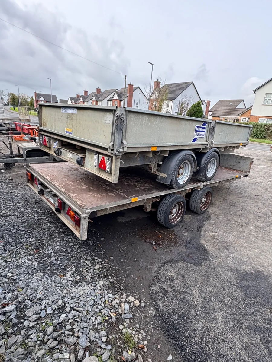 Ifor Williams 14ft flat bed trailer - Image 2