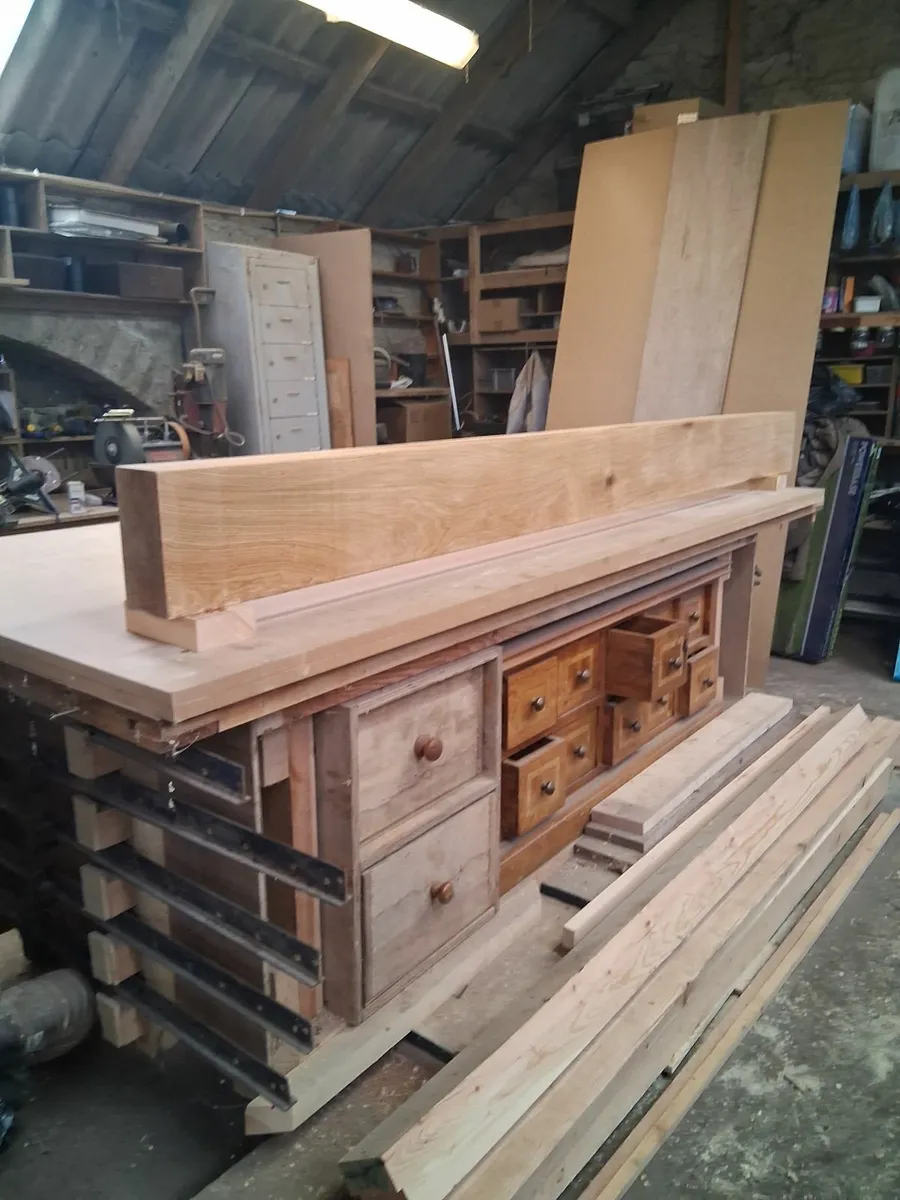 French White Oak Beams - Image 1