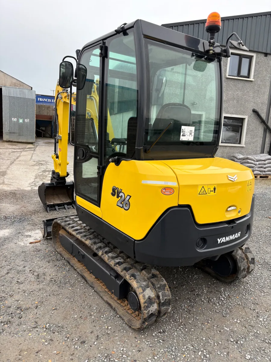 2021 Nov Yanmar SV26 800hrs finance arranged - Image 3