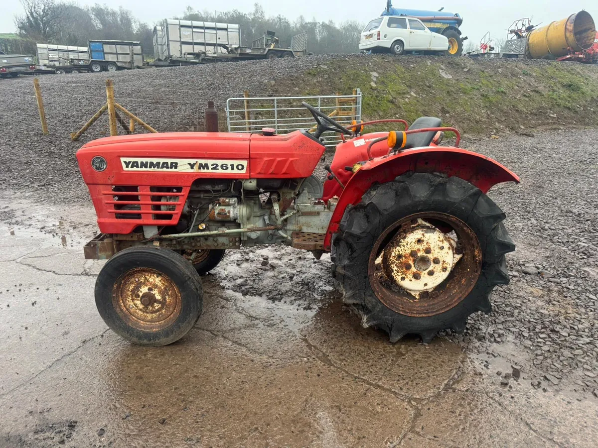 Yanmar ym2610 compact tractor - Image 3