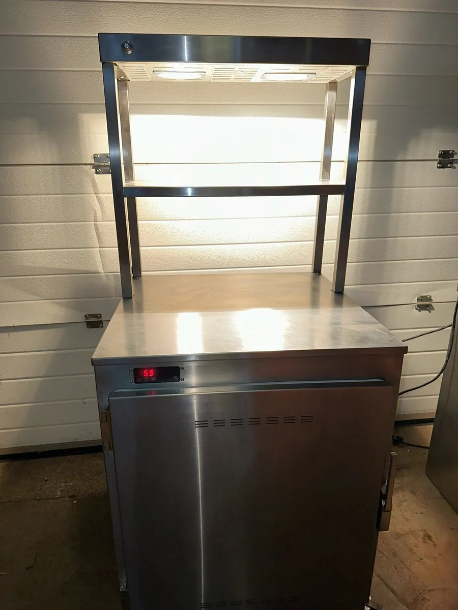 Hot holding unit , gantry with hot lights  , sink - Image 1