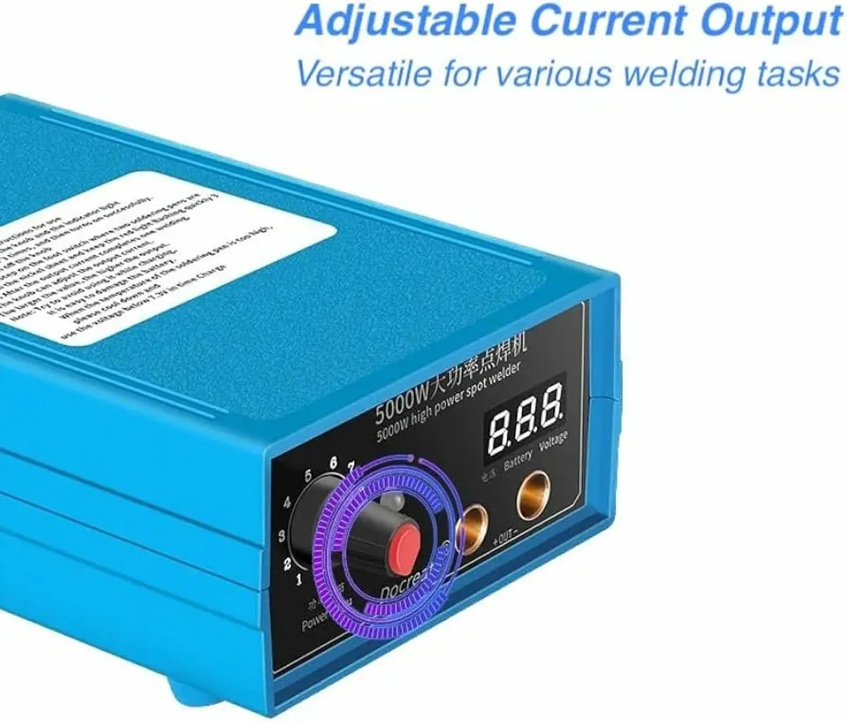 5000W Battery Spot Welder, Adjustable Spot Welding - Image 3