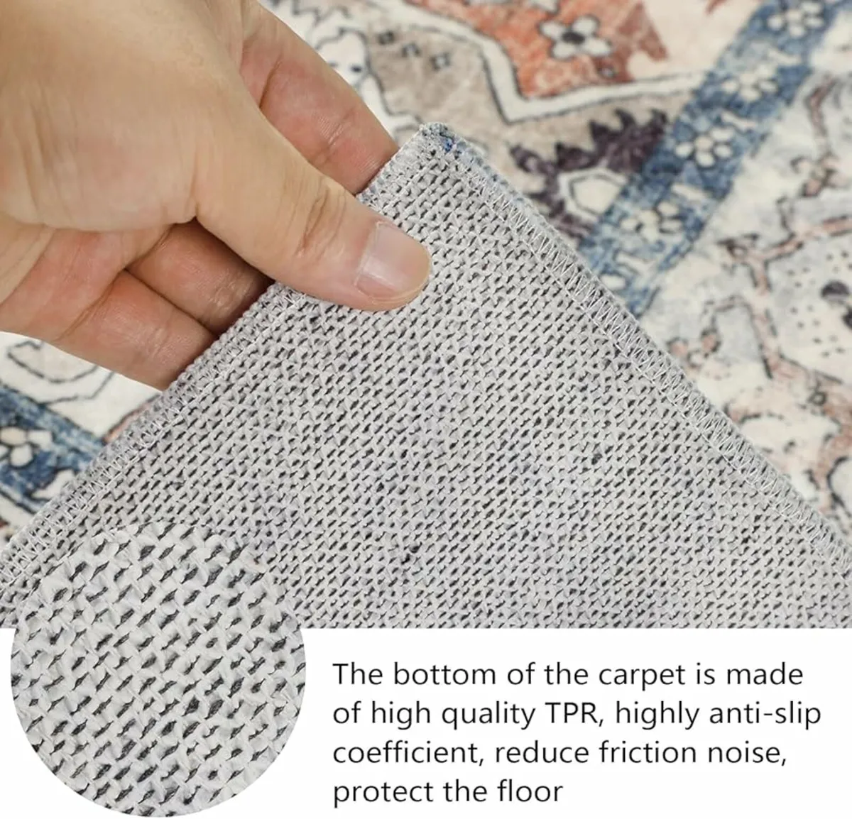 Rugs Living Room Large 160x230cm Machine Washable - Image 3