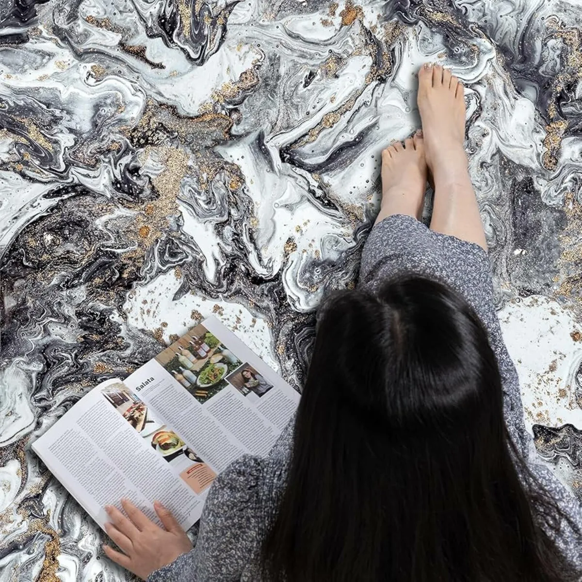 Living Room Rugs Large - 160x230 cm Upgraded 10mm - Image 4