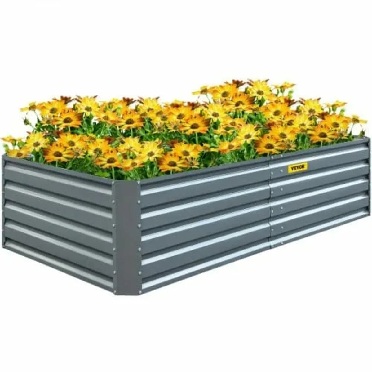 Galvanized Raised Garden Bed, 80" x 40" x 19" M - Image 1